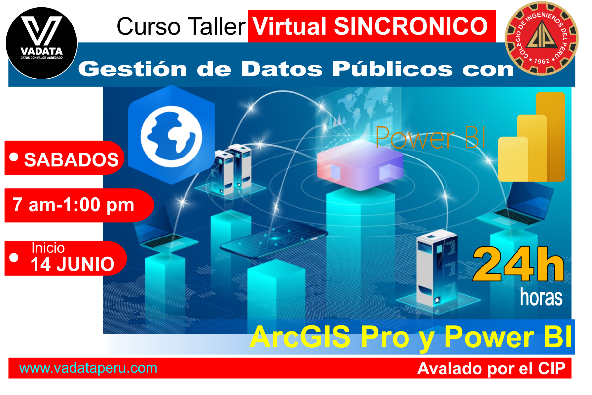 Curso Taller de Gestión de Datos Públicos con ArcGIS Pro y Power BI